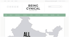 Desktop Screenshot of beingcynical.com